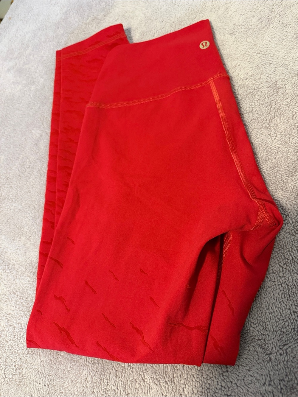lululemon athletica Red High-Rise Leggings